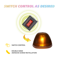 Nouvelle arrivée lumière de travail LED à une rangée nouvelle tendance feux de Modification de toit clignotants pour accessoires de lumière de voiture de véhicule tout-terrain