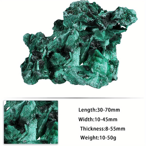 דגימות מינרלים מלכיט סיטונאי דגימות מינרלים טבעיים גביש גלם טבעיים עבור מדיטציה & ריפוי מתנות - Product Image 5