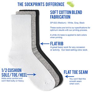 Custom Made Embroidery <strong>Design</strong> Your Own <strong>Pattern</strong> Cotton Crew Men Custom <strong>Socks</strong> With logo Custom logo <strong>Socks</strong> - Product Image 2