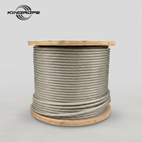 Câble en acier électrogalvanisé 7x7 6x7 DIN3055 de petit diamètre 3mm 5mm 8mm pour usage agricole