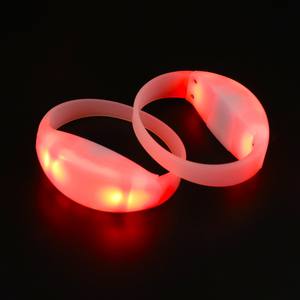 Pulsera con Logotipo Personalizado para <span class=keywords><strong>Eventos</strong></span> Brazalete LED con Control Remoto Inalámbrico Control DMX Brazaletes LED Luminosos Personalizados - Product Image 6
