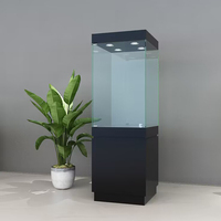 Usine personnalisée de luxe antique bijoux musée vitrine lumière led bijoux vitrine