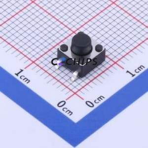 K2-6639SP-D4SC-04 Tactile Switch SMD-4P,6x6mm Switch 2.5N Vertical Mount 6mm 6mm - Product Image 1