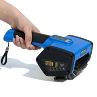 Brosse de nettoyage pour barbecue électrique en acier inoxydable 304, batterie intégrée 3000 mAh, lumière LED, multifonctionnelle, compacte et portable