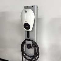 Cargador de Vehículos Eléctricos Iocharger AC para el Hogar, Cargador de Coche de 11 kW, Montado en la Pared, Tipo 2, Nivel 2, Estaciones de Carga Montadas en la Pared