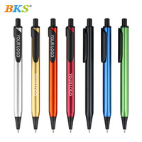 Stylo Gel Métallique Doré Personnalisé avec Logo Imprimé UV, Pointe de 0,5 mm, Encre Noire pour Publicité et Promotions d'Entreprises et d'Écoles