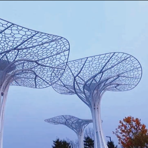 Haute qualité en acier inoxydable arbre Sculpture fée lumière esprit lampe IP65 évalué paysage chine usine pour les décorations de noël - Product Image 6