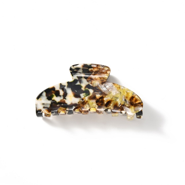 Siywina Creative Marble-Patterned Hair Accessories Minimalist Luxe-Chic Acetate Hair Clips-High Quality Eco-Friendly Women's