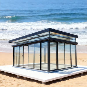 Serre solaire en aluminium et verre en forme de L, balcon, patio extérieur, véranda, bâtiments de jardin toutes saisons, revêtement en poudre - Product Image 3