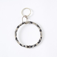 NOUVEAU Bracelet en silicone avec strass colorés, porte-clés, breloque, bracelet, bracelet de poignet, anneau, porte-clés, accessoires