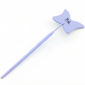 Purple Powder Coated Color Customized Butterfly Shape <b>Makeup</b> <b>Mirror</b> 3X Magnifying Single Side <b>Mirror</b> - Product Image 2