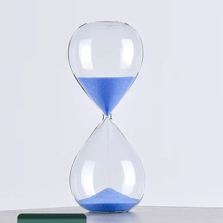 high quality promotional colored sand clock metal hour glass sand timer for vintage glass sand timers