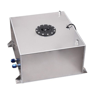 ถังน้ำมันอะลูมิเนียม CNC ขนาด 60 ลิตร พร้อมฝาปิดแบบปลดเร็ว ช่องระบายอากาศคู่ AN10 แกนโฟมกันสั่นสะเทือน เคลือบสีดำออกไซด์ - Product Image 2