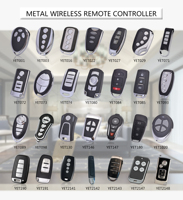 Télécommande programmable à 4 boutons 433 MHz pour opérateur de portail coulissant de garage avec automatisation domestique