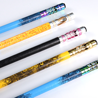 Manche de queue de billard de haute qualité avec manchon de jonction anodisé multicolore pour queue de snooker et de billard en fibre de carbone et aluminium, manche de snooker uniquement