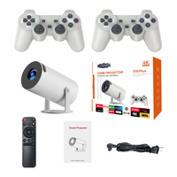 Projecteur Uuvision X10PLUS LCD, projecteur de jeu, console de jeu sans fil 2.4G, manette de jeu, jeu 3D, 4K, Android 11.0, portable, courte portée