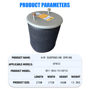 Nouvel ensemble de <span class=keywords><strong>suspension</strong></span> pneumatique en caoutchouc OE W01-M58/941BP30 Garantie 6 mois Fabriqué en Chine pour remplacement/réparation Vente en gros - Product Image 5