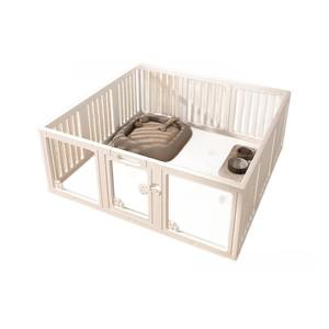 Recinzione in acrilico trasparente per animali domestici in stile moderno box sicuro per cani - Product Image 1