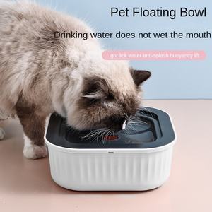 नए स्वचालित एब्स पालतू पानी का कटोरा स्प्लैश-प्रूफ फ्लोटिंग बाउल कार सस्पेंशन डिस्पेंसर - Product Image 1