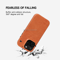 Housse en cuir étui pour téléphone portable étui en cuir avec bouton de capture d'appareil photo pour étui iphone de luxe