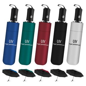 Parapluie Automatique Anti-UV Personnalisable Publicitaire Pliant en Gros pour la Pluie et le Soleil, Fabrication Sur Mesure - Product Image 1