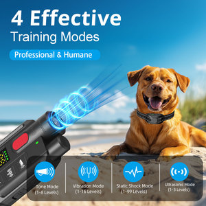 Collier de dressage pour chien professionnel <span class=keywords><strong>2</strong></span> en <span class=keywords><strong>1</strong></span> 2025 avec modes bip, vibration, choc, ultrasons, répulsif pour chien, ultrasons pour le contrôle des aboiements - Product Image 2