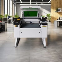 Graveur/découpeur laser CO2 haut de gamme 7050 80W/100W pour acrylique, bois, cuir, caoutchouc, pierre, CNC, refroidi par eau, haute précision, prix usine