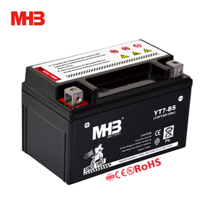 Batería regulada con válvula libre <span class=keywords><strong>de</strong></span> mantenimiento sellada Sla recargable Smf Mhb, 12V, 7Ah, Vrla F2, Batería sellada para motocicleta - Product Image 1