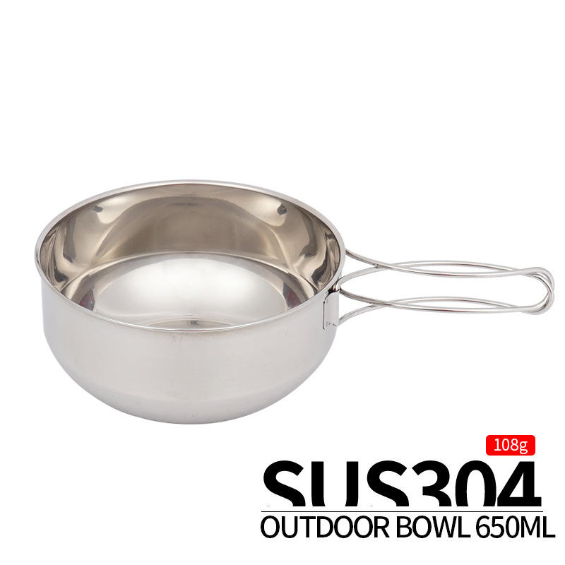 650ml large stainless steel bowl