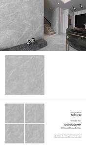 Carreaux de sol muraux élégants en porcelaine brillante 1200x1200 | Premium 120x120 Collection de qualité d'exportation élégante et durable grand format - Product Image 4