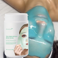 Mascarilla Facial en Polvo de 400g con Vitamina C, Retinol y Árbol de Té para Control de Grasa, Eliminación de Puntos Negros y Cuidado Calmante de la Piel