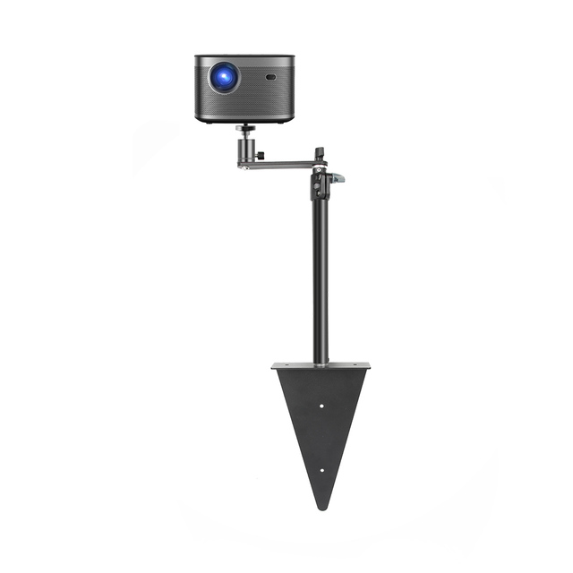 360 Degree Rotation Adjustable Length 300-600mm Tripod Light Clamp Wall Mount 1/4" Fixture Projector Stand Holder 10kg Capacity