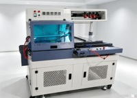Scelleuse et coupeuse multifonctionnelle en forme de L |   Équipement d'emballage automatique haute efficacité sans plis pour l'habillement et les produits chimiques