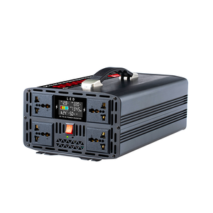 Convertisseur de courant 5000W 6000W 8000W Onde sinusoïdale pure Monophasé 30A DC12V vers AC 220V/110V pour l'automobile et les appareils électroménagers - Product Image 1