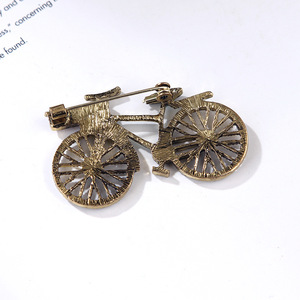 Go Party Trâm Cài Pha Lê Quyến Rũ Cho Xe Đạp Hai Bánh Cổ Điển Trâm Cài Áo Khoác Cardigan Khăn Choàng Lụa Phụ Kiện Cài Áo Ghim Cài Áo - Product Image 5