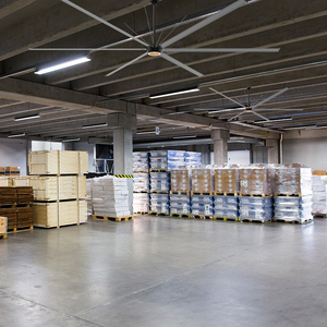 24ft lớn r hvls Quạt trần công nghiệp 6 lưỡi cho Nhà kho hội thảo tùy chỉnh - Product Image 4