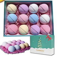 Kit Cadeau Artisanal OEM ODM de Bombes de Bain et Pastilles de Bain Véganes au Beurre de Karité Bio en Boîte