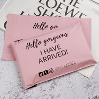 Pochettes d'Expédition Roses Mates Personnalisées à Logo, Petits Enveloppes d'Expédition en Polyéthylène pour Vêtements