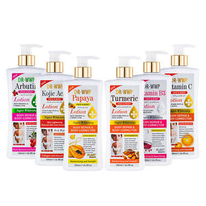 Lotion corporelle éclaircissante et blanchissante en gros, OEM, biologique, vitamine C, curcuma, alpha-arbutine, papaye, marque privée - Product Image 1