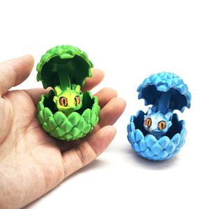 Juguetes Impresos en 3D, Estatua Artística de Huevo de Dragón, Figura de Dragón Cachorro Pequeña, Decoración Moderna para el Hogar, Decoración de Escritorio en Miniatura, Edades 5-7 - Product Image 2