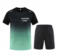 Lot de 2 shorts athlétiques pour hommes, ensemble de chemises, vêtements de sport pour le basket-ball, le football, la course à pied, vêtements en tissu