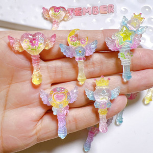 งานฝีมือเรซินแบบทำมืออุปกรณ์เสริมครีมกาวรองเท้าดอกไม้ถ้วยรูปลอกนางฟ้าสำหรับเด็กอุปกรณ์ผมและเครื่องประดับ - Product Image 1