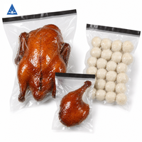 Sacs sous vide transparents de qualité alimentaire, pochettes thermoscellables pour viande cuite, boulettes de poisson, aliments surgelés, stockage au congélateur, personnalisables
