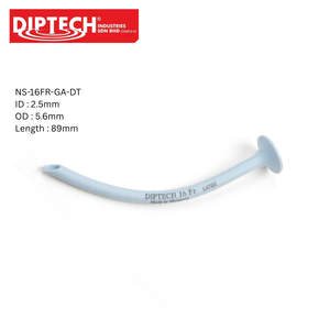 Flexible Robertazzi Nasopharyngeal Airway 16FR <b>Blue</b> Latex Soft Medical Tube Smooth Device OEM ODM Supply Factory - Product Image 1