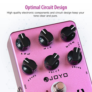 Pédale de <span class=keywords><strong>guitare</strong></span> JOYO JF-16 BRITISH SOUND Overdrive, offre des sons <span class=keywords><strong>d</strong></span>'overdrive chauds et harmoniques, simulation <span class=keywords><strong>d</strong></span>'<span class=keywords><strong>ampli</strong></span> classique. - Product Image 4