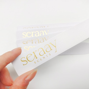 Vàng bạc dập logo Nước hoa blotters thẻ Nước hoa blotter giấy Nước hoa thử nghiệm dải - Product Image 1