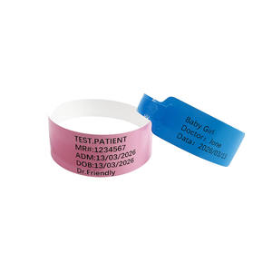 Pulseras de Identificación para Bebés Recién Nacidos y Madres para Hospitales de Maternidad, Imprimibles Térmicamente, Impermeables, Antibacterianas, para Bebés Pacientes - Product Image 4