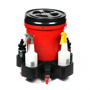 자동차 청소 도구 세차 휠 트롤리 20 리터 세척 버킷 키트 T-623 - Product Image 2