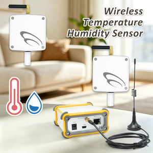 2 Conjuntos de Registradores de Temperatura y Humedad Inalámbricos LoRa con Control Remoto RF de 433Mhz, Monitor de Temperatura y Humedad - Product Image 1