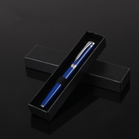 Logo personnalisé gravé ensemble de stylos promotionnels stylo à bille bleu stylo à bille noir de luxe avec boîte
